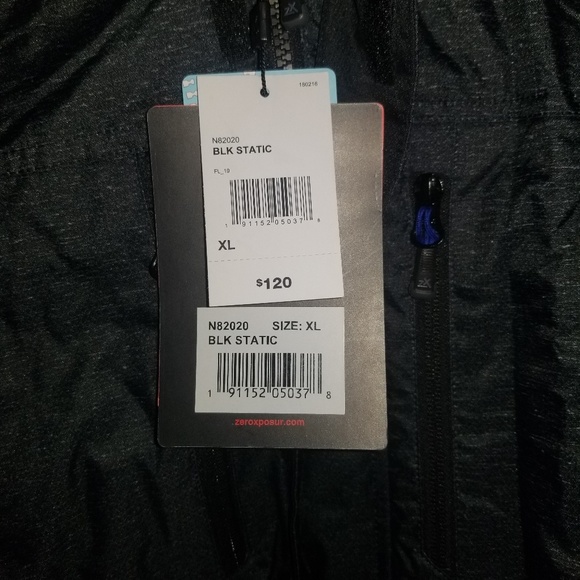 ❄Mens Zero Xposur XL Black Coat NWT - Picture 2 of 3